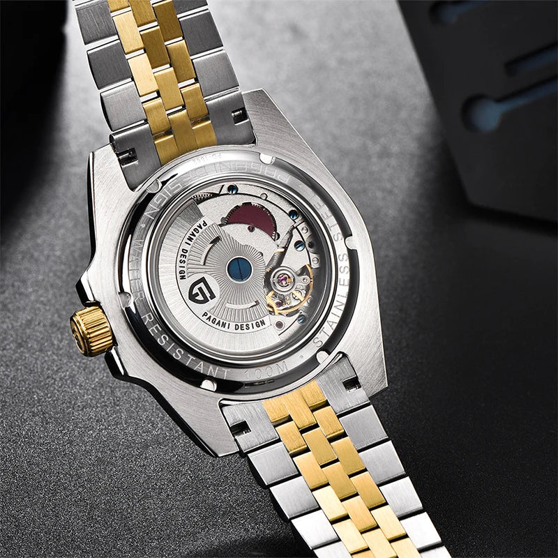 Montre Automatique Pagani Design GMT Saphir Homme