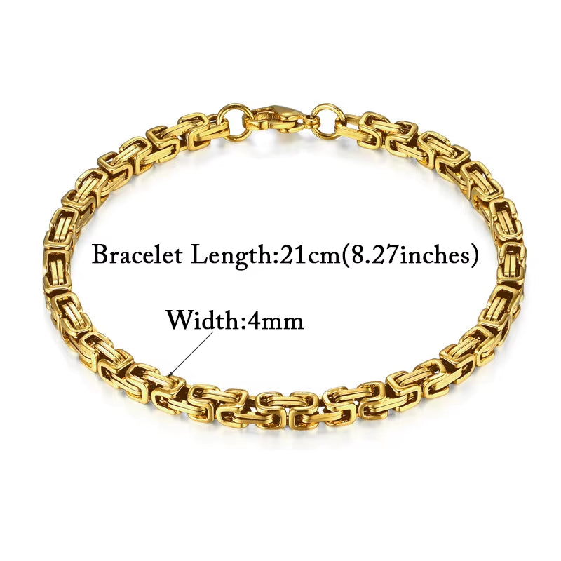 Bracelet Homme Maille Cubaine Acier 316L