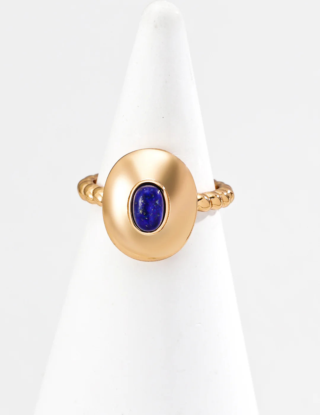 Bague Onyx & Lapis-Lazuli