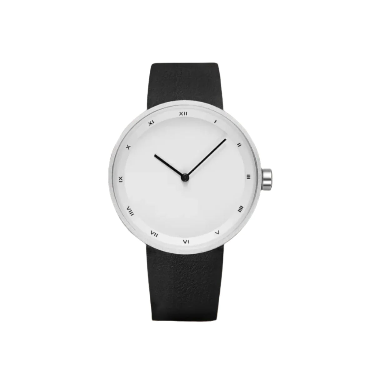 Montre Minimaliste Noire Cuir