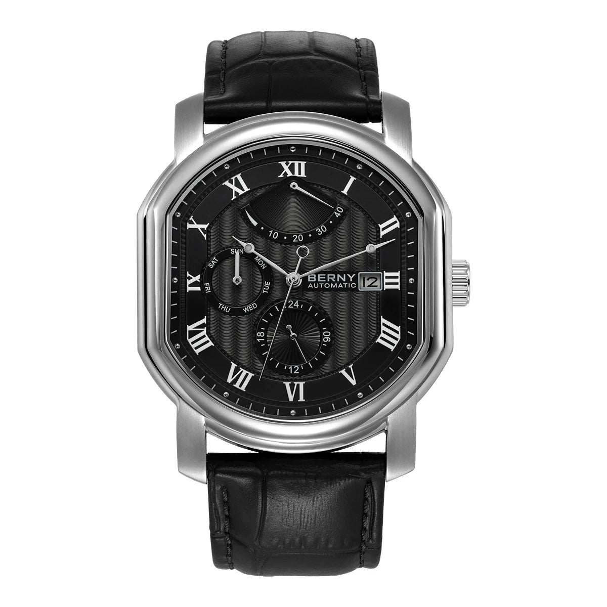 Montre Automatique Berny Miyota 9110 Chronographe Homme