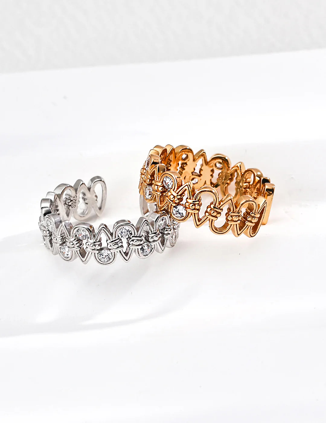 Bague Goutte Sertie