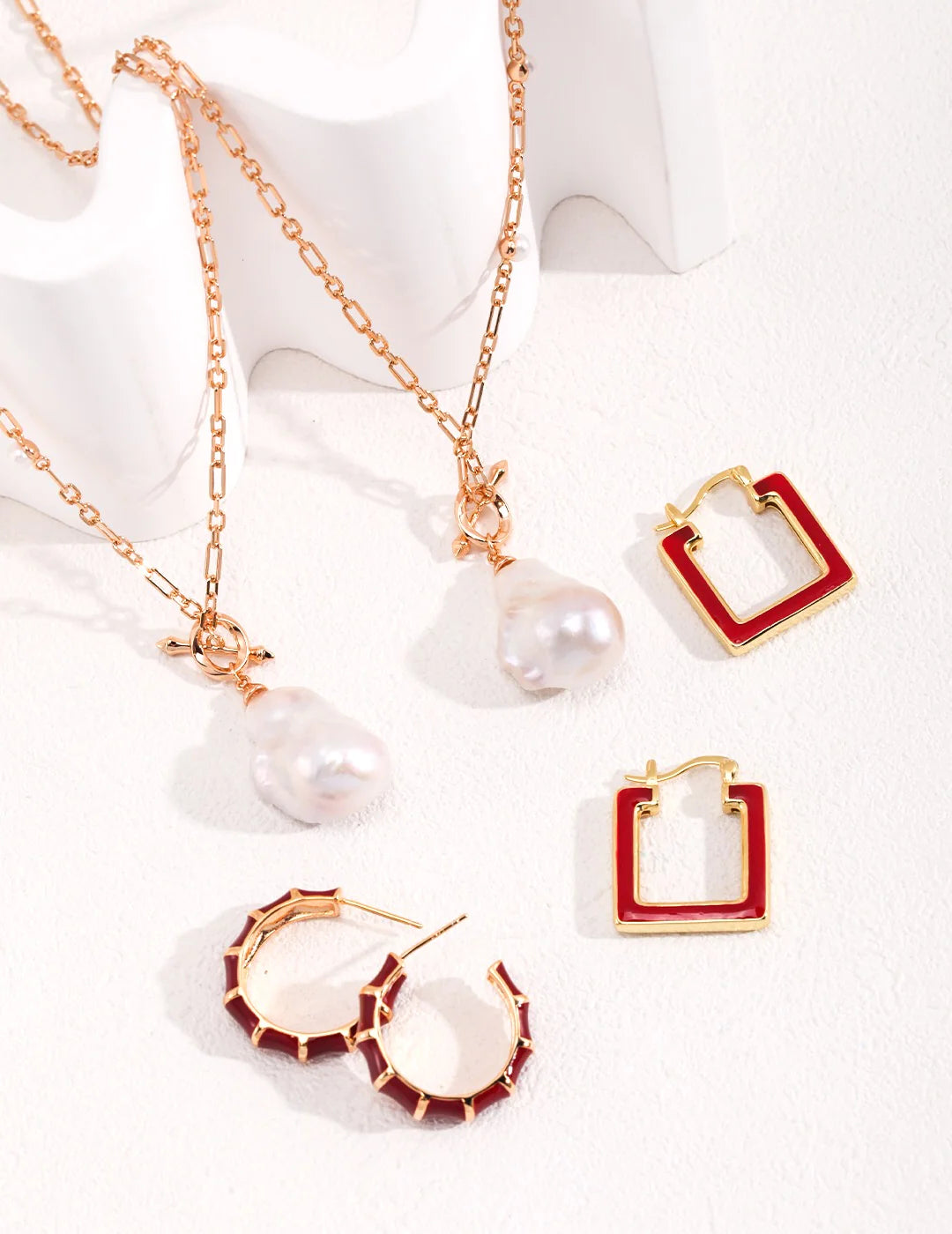 Collier Perle Baroque — vue rapprochée