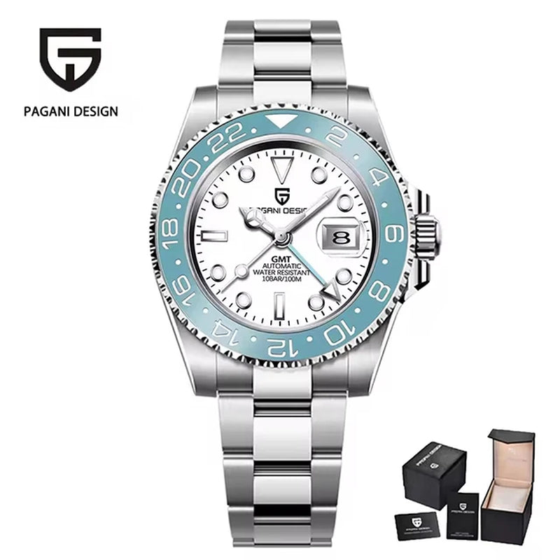 Montre Automatique Pagani Design GMT Saphir Homme