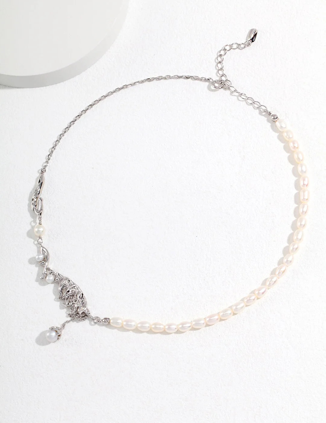 Collier Plume & Perles