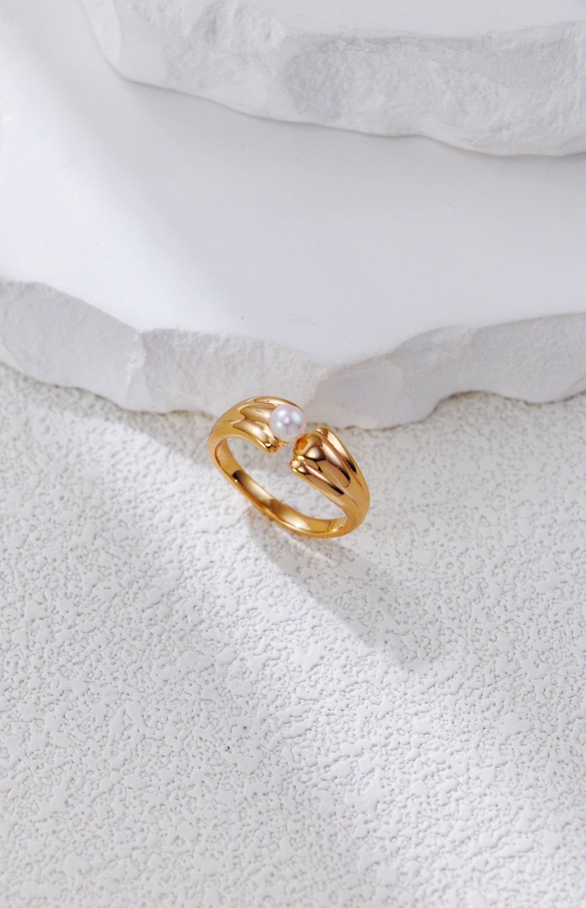Bague Perle Ouverte