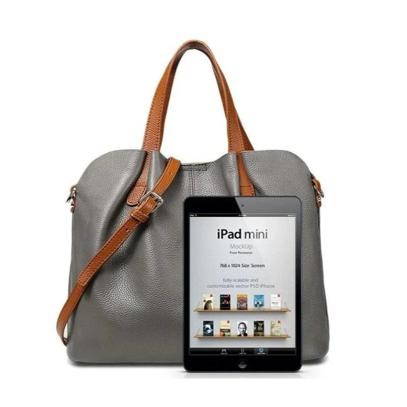 Sac Cabas Cuir Grainé