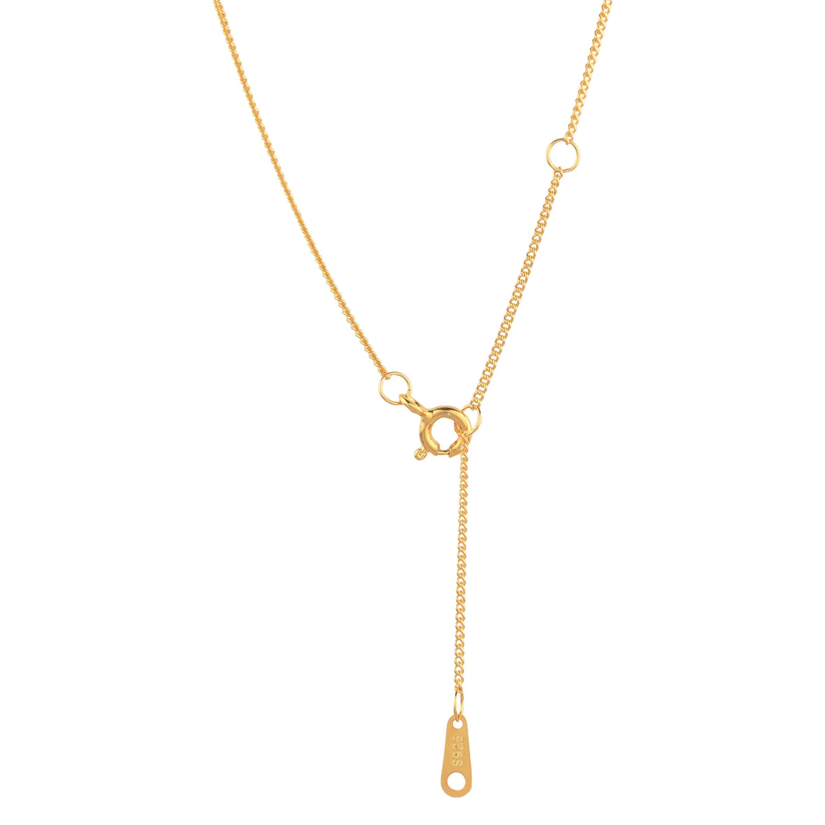 Collier Deux Cercles Entrelacés — détail du pendentif