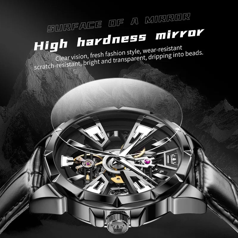 Montre Automatique Squelette OLEVS 7051 Homme