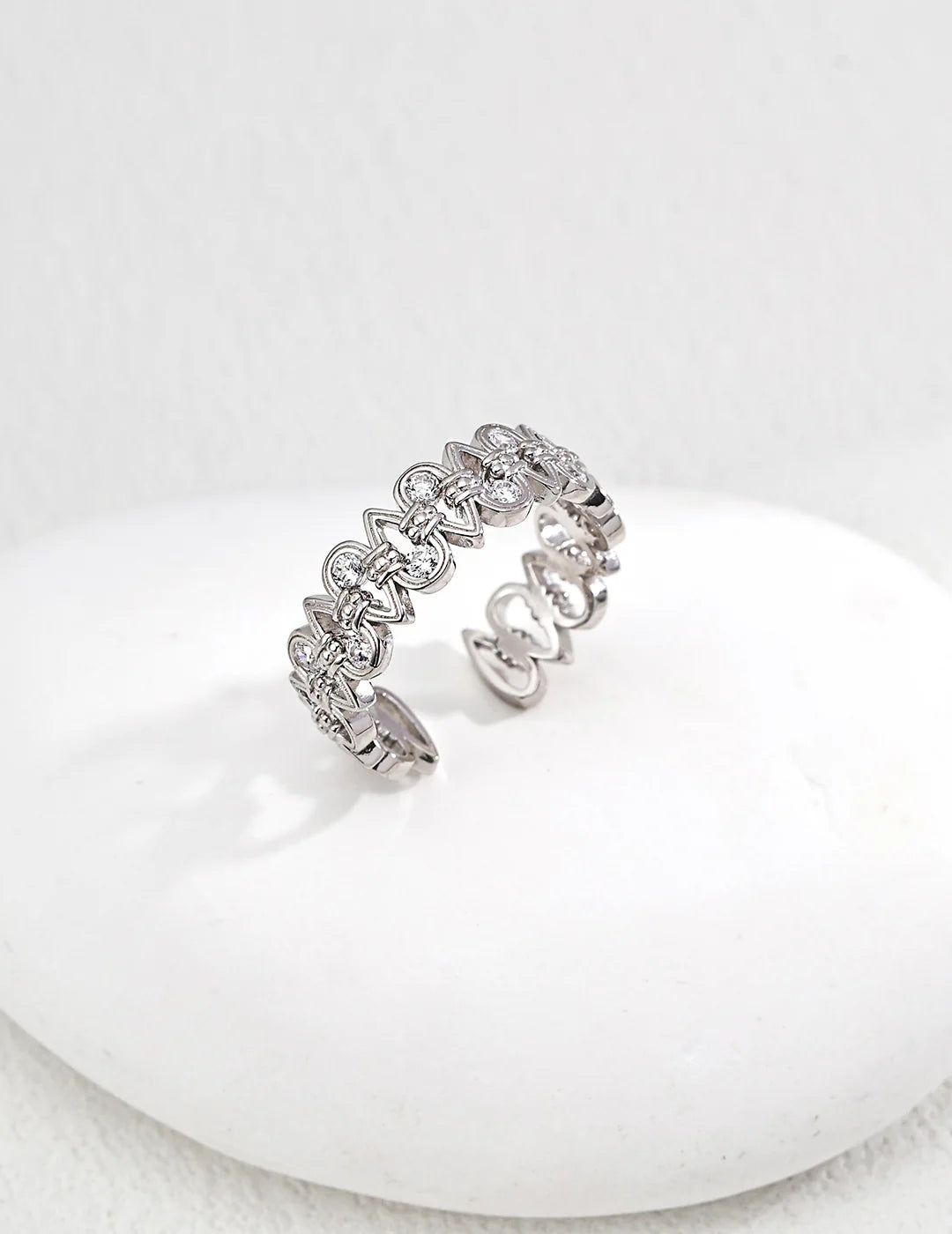 Bague Goutte Sertie