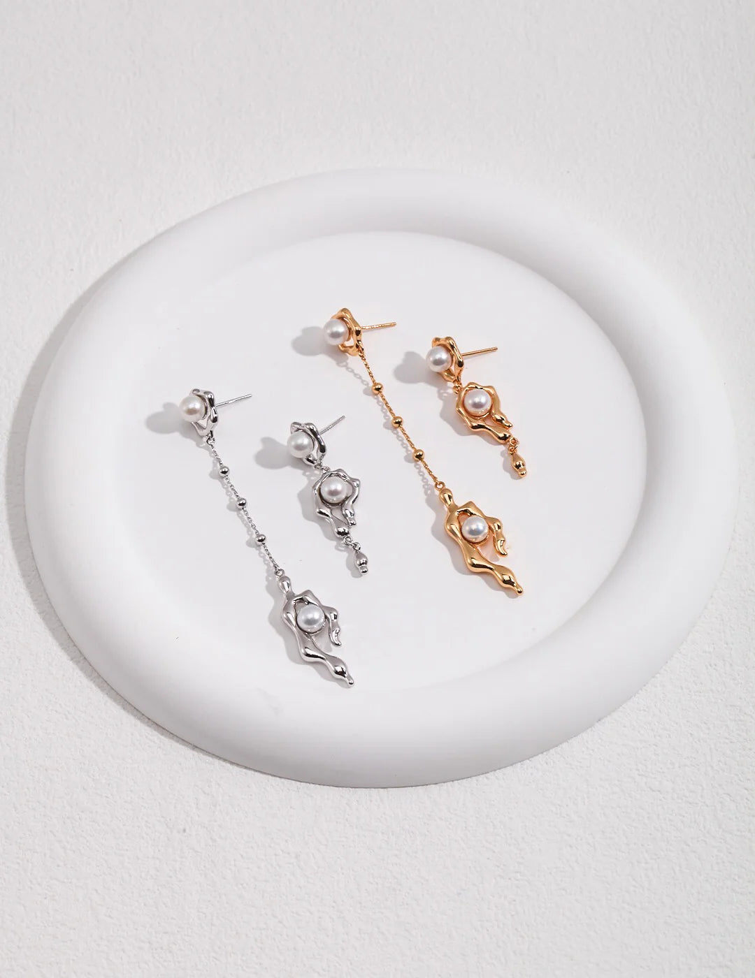 Pendantes Asymétriques Perle