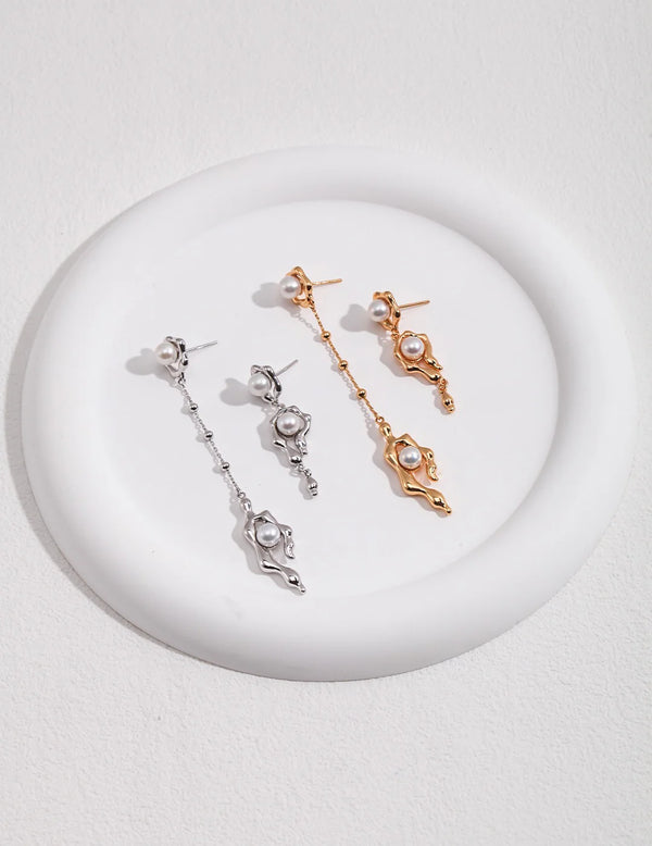 Pendantes Asymétriques Perle
