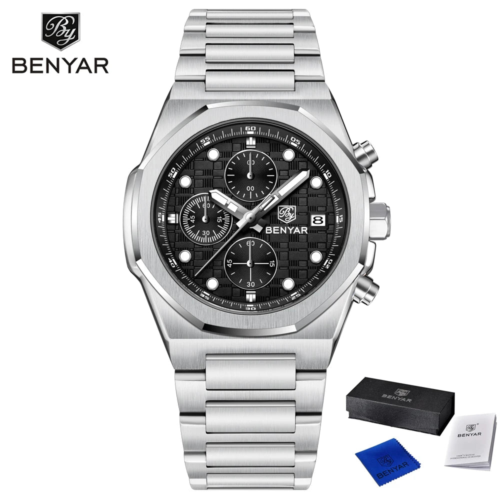 Montre Chronographe Benyar Sport Homme