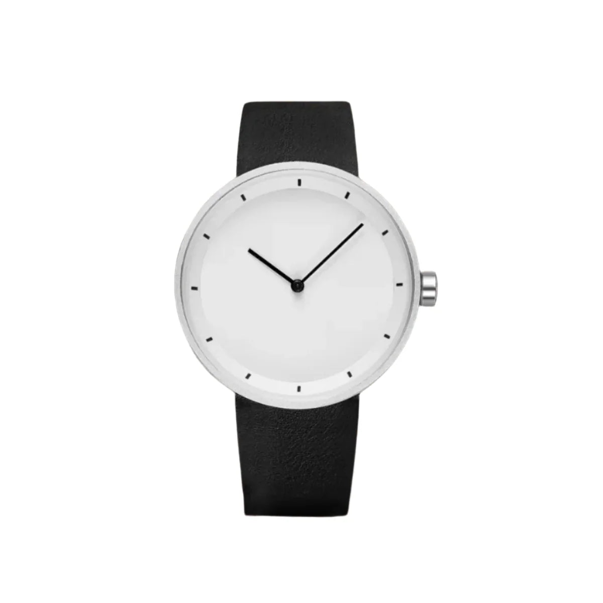Montre Minimaliste Noire Cuir