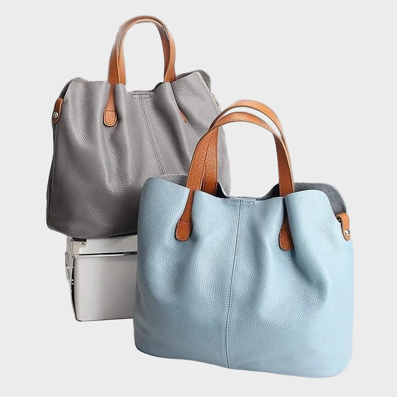 Sac Cabas Cuir Grainé