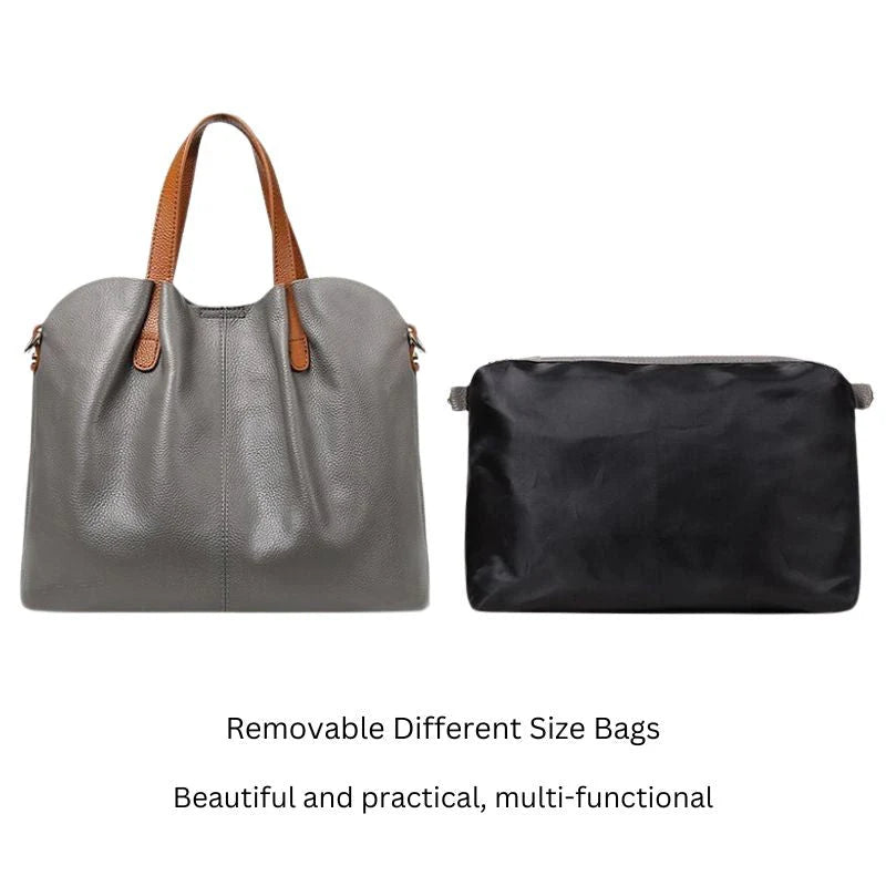 Sac Cabas Cuir Grainé