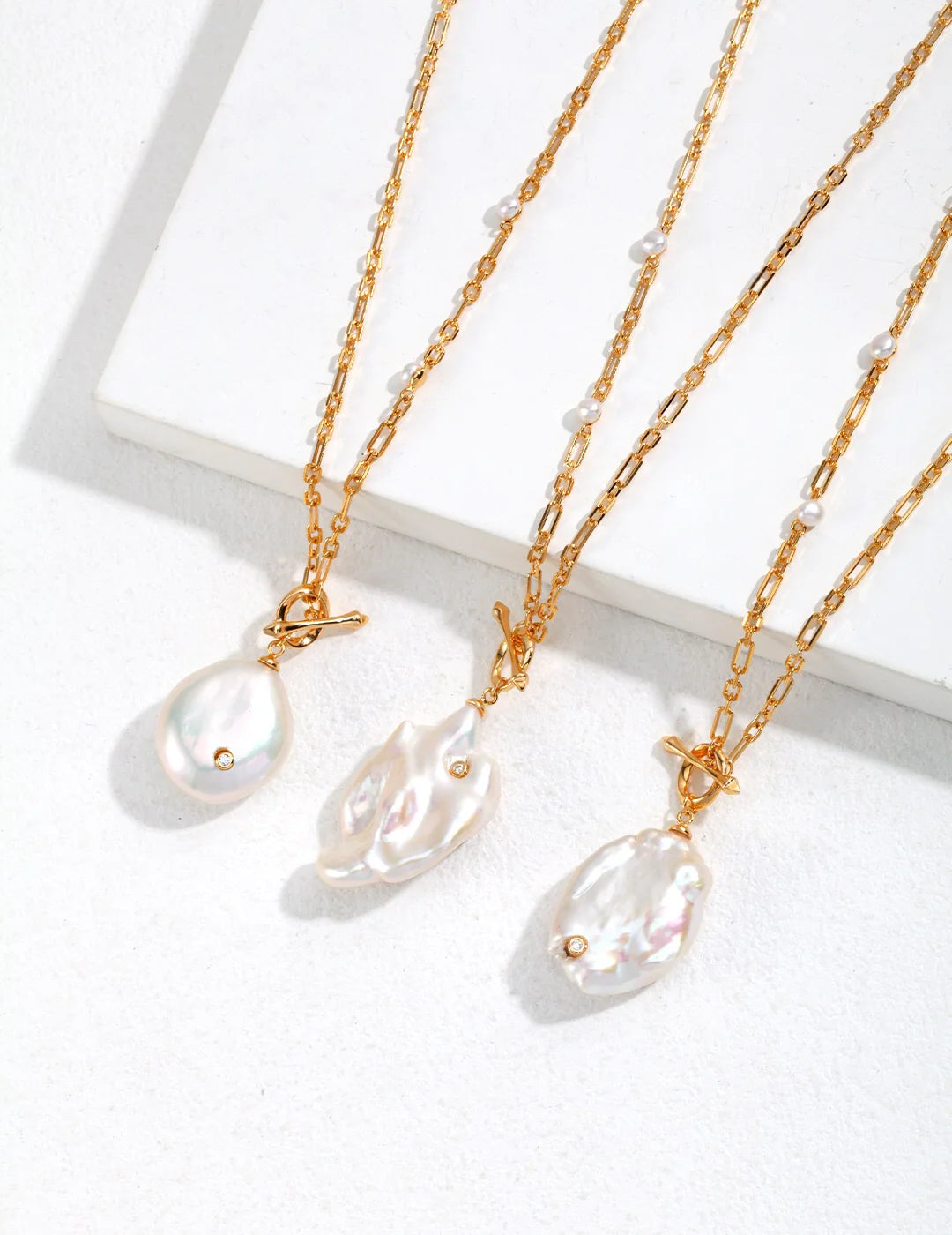 Collier Perle Baroque — détail du sautoir