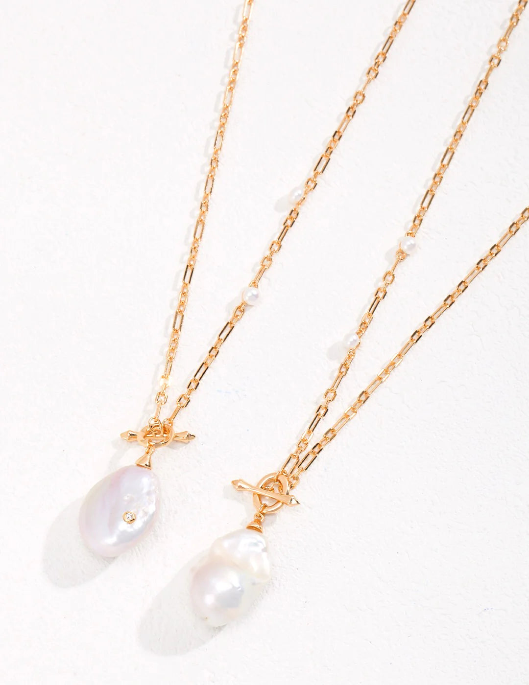 Collier Perle Baroque — détail de la perle