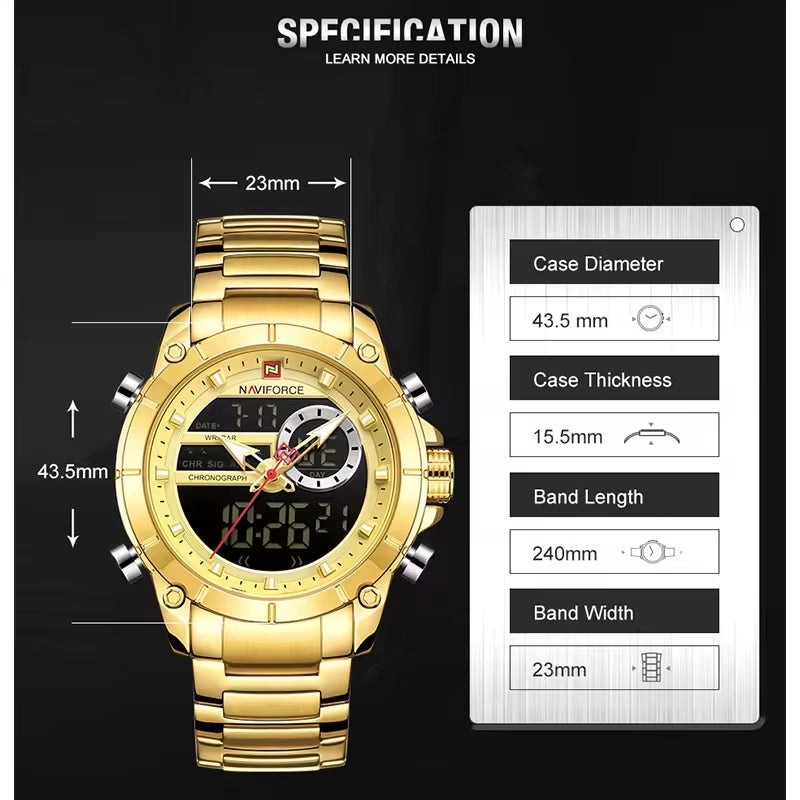 Montre Sport Naviforce Digitale Homme