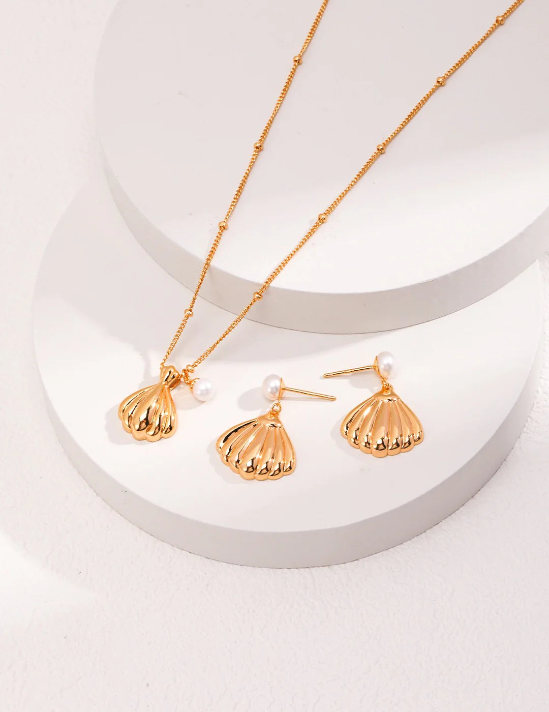 Collier Coquillage & Perle