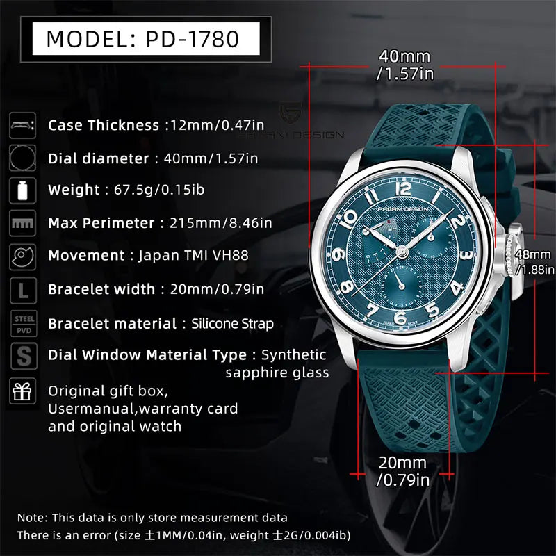 Montre Chronographe Pagani Design VH88 Homme