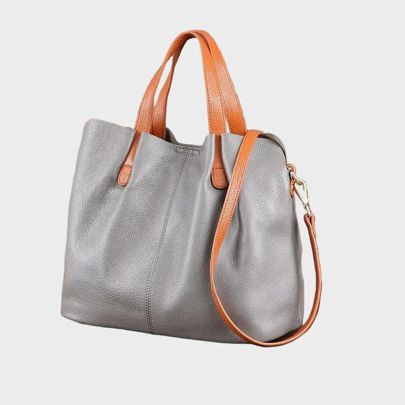Sac Cabas Cuir Grainé