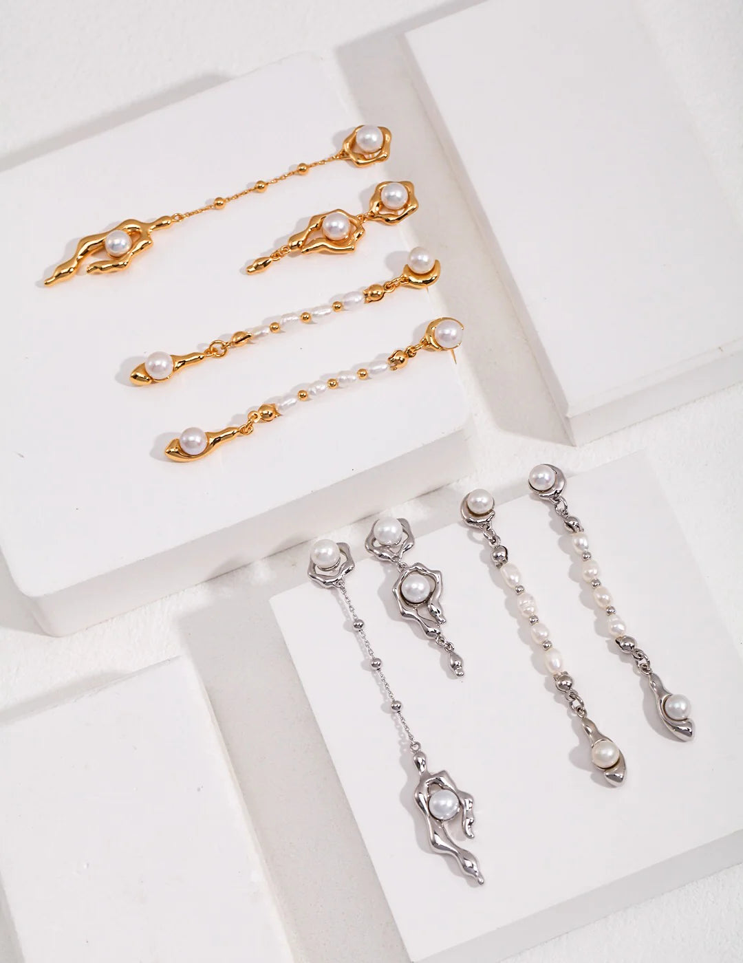 Pendantes Asymétriques Perle