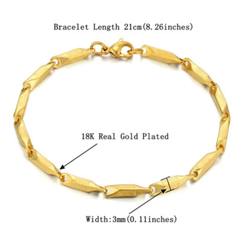 Bracelet Homme Maille Cubaine Acier 316L
