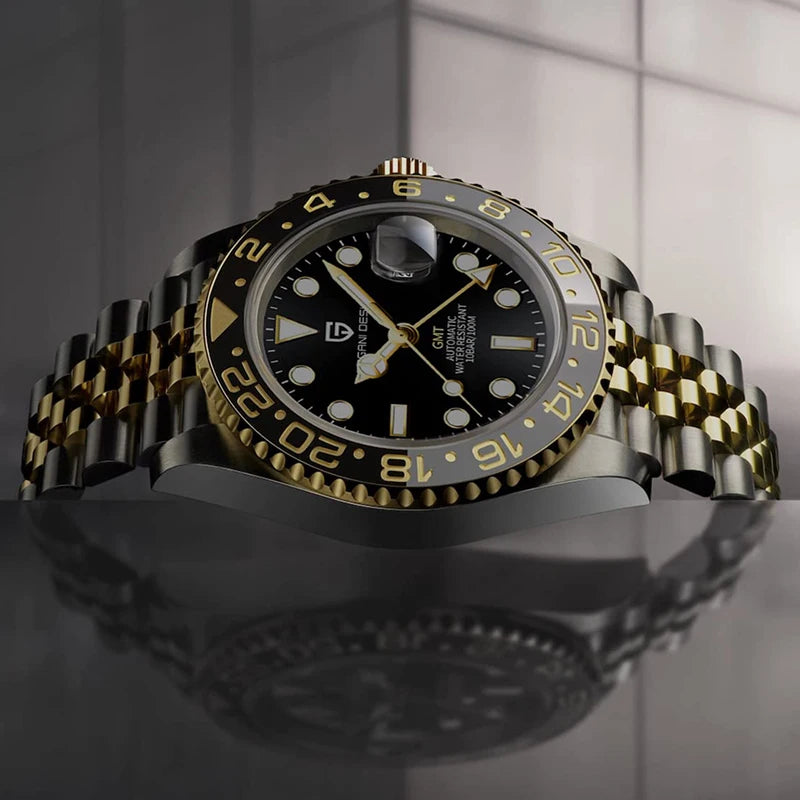 Montre Automatique Pagani Design GMT Saphir Homme