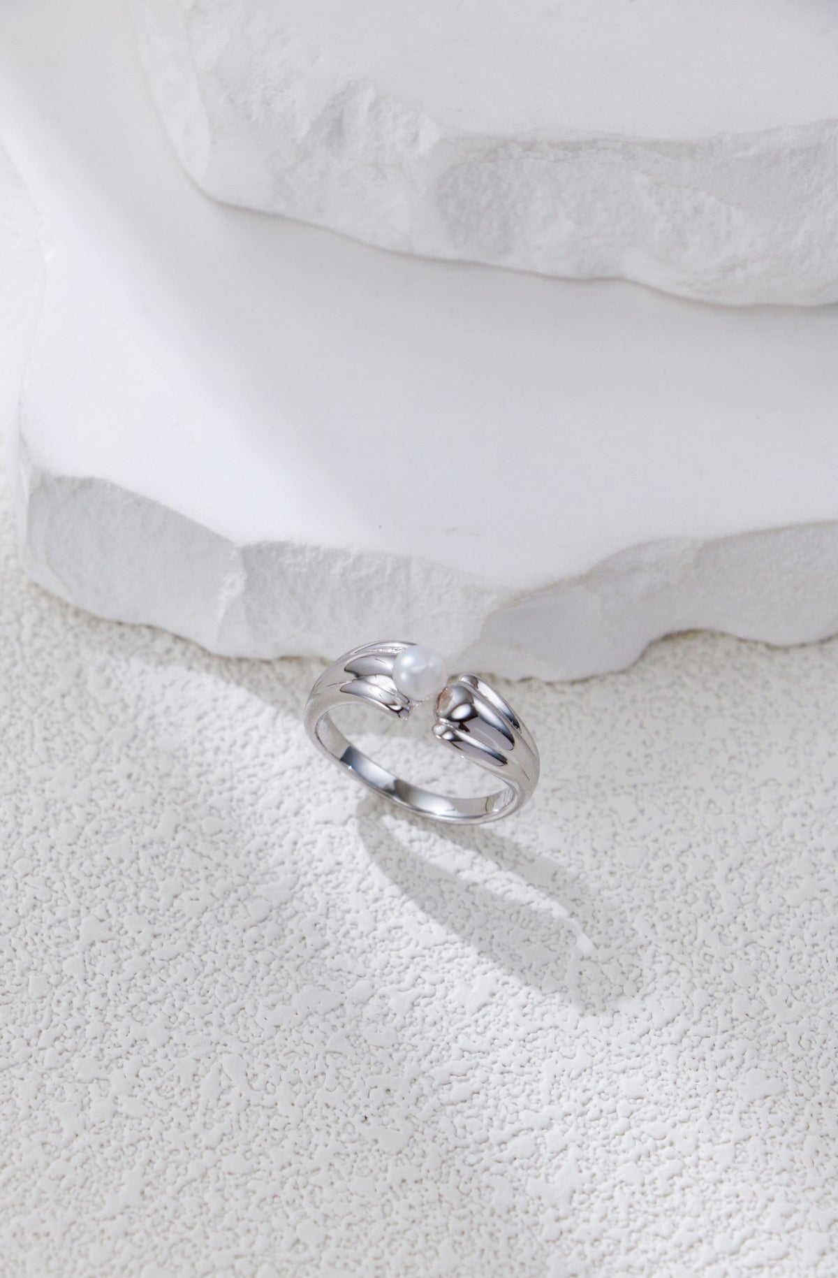 Bague Perle Ouverte