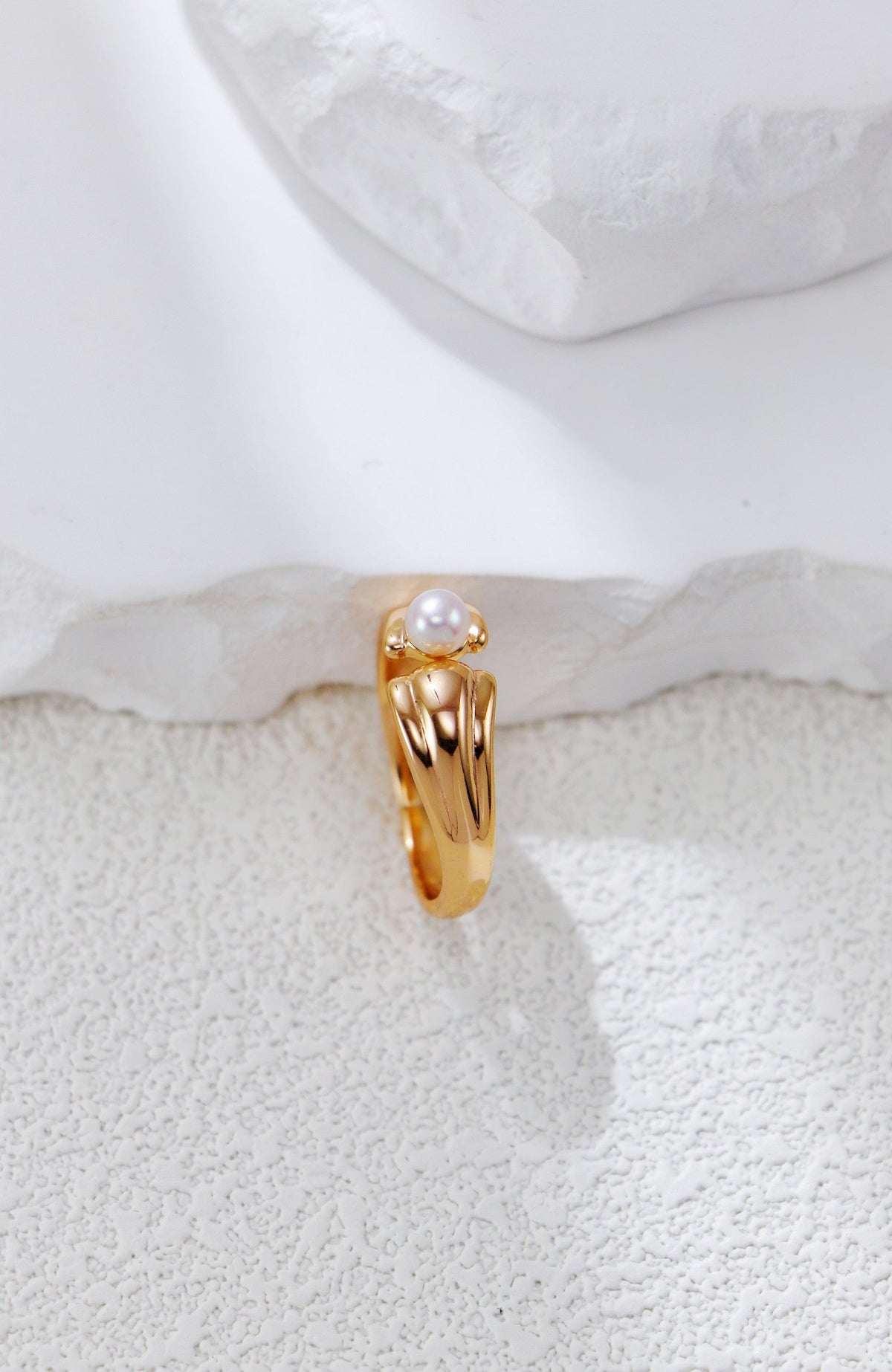 Bague Perle Ouverte